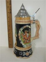 Musical Beer Stein with Dancers. Playing