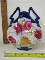 H.P. with Cobalt Vase. Probably Nippon