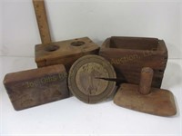 Wooden Butter Mold & Parts