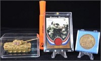 TOPPS TRADING CARD - INCLUDES PIECE OF SIGNAL FLAG