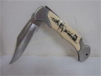 Scrimshaw Pocket Knife