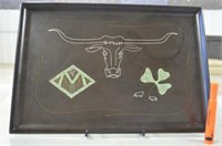 RARE - COUROC OF MONTERY LONGHORN TRAY