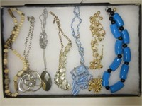 Lot of Costume Jewelry Necklaces. Case Not
