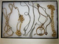 Lot of Costume Jewelry Necklaces. Case Not