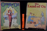 ANTIQUE WIZARD OF OZ BOOKS - COPYRIGHT 1904 & 1907