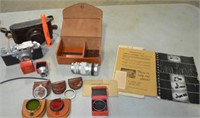 VINTAGE LEICA CAMERA  AND ACCESSORIES -