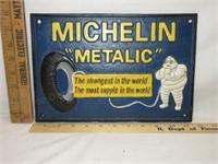 Cast Iron Michelin Tire Sign