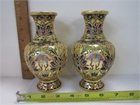 Pair of Cloisonné Vases