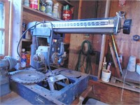 craftsman 10" radial arm saw (works)