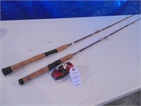 rod and reel ( 2 rods)
