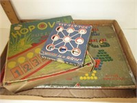 3 Marble Game Boxes. 2 with Marbles