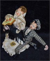 Vintage Nistis Barcelona Dancing Couple Dolls