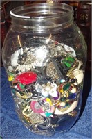 Large Container Full of Jewelry & Jewel Parts