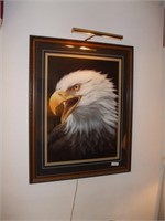 DAVE MERRICK SIGNED EAGLE PRINT