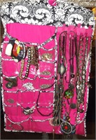 Hanging Jewelry Bag with Jewels
