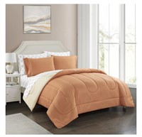 New CASA 7-Piece Solid Reversible Comforter Set