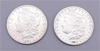 1881-O & 1882-S US Morgan Silver Dollar