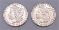 1897-S & 1900 US Morgan Silver Dollar