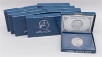 (8) 1982 Washington UNCIRCULATED Silver HalfDollar