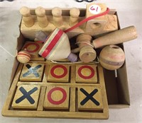 Wooden Toys/Tops Etc.