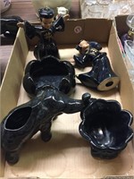 Black Oriental Figurines/Decor