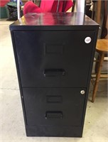 Black 2 Dwr File Cabinet