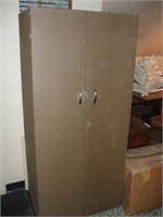 METAL WARDROBE WITH CONTENTS
