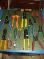WIRE STRIPPERS, CRIMPERS, PLIERS