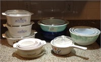 Covered dishes, Pyrex