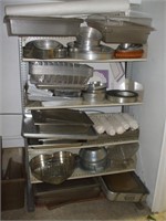 CATERING PANS WITH SHELF, TRAYS
