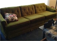 Vintage green couch