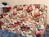 Floral loveseat