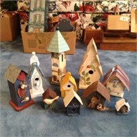 Misc. bird house decor