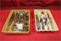 Silverware: 2 Sets in Lot