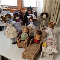 Lot full of misc. collector dolls
