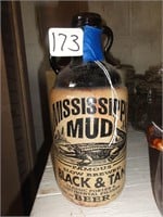 Mississippi Black and Tan Jug (9")