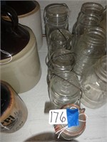 Vintage Canning Jars with Glass Lids