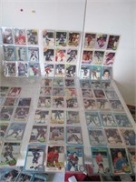 SHEETS OF ASSORTED HOCKEY CARDS