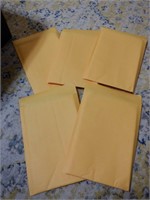 5 pack 6x9 self sealing bubble padded envelopes