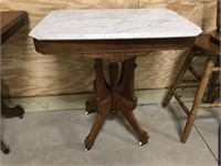 Marble Top Parlor Table