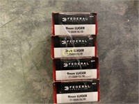 50rds Federal 9mm 115gr