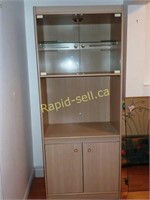 Blonde Display Cabinet