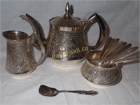 Silverplate Tea Set