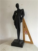 Black tie sculpture