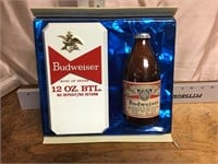 Budweiser beer sign