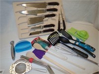 Knife Set & Kitchen Drawer Items
