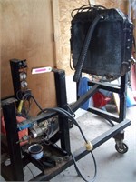 Engine Run Stand W/ Radiator, Gauges & Fuel Pump