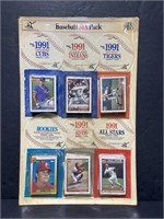 1991 6-team MLB card set
