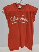 California pun cut off shirt size medium
