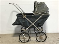 Vintage Thayer child’s doll play pram stroller